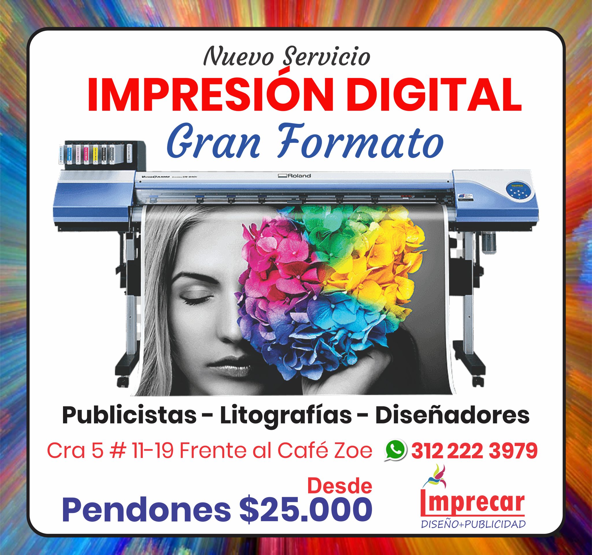 Equipos de impresión profesional Imprecar